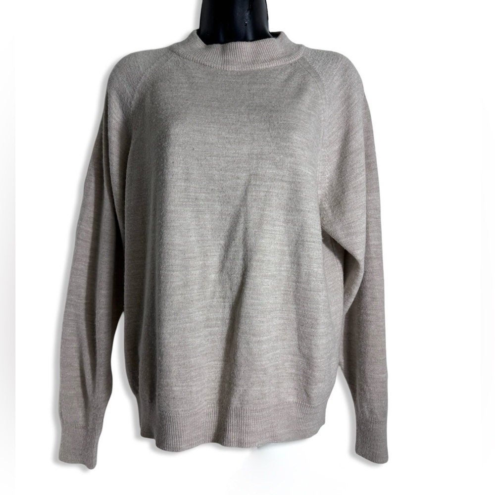 LORD & TAYLOR Women's Mock Neck Acrylic Sweater
